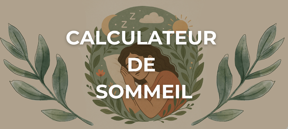 Femme dormant sereinement entourée d’éléments naturels symbolisant les cycles du sommeil